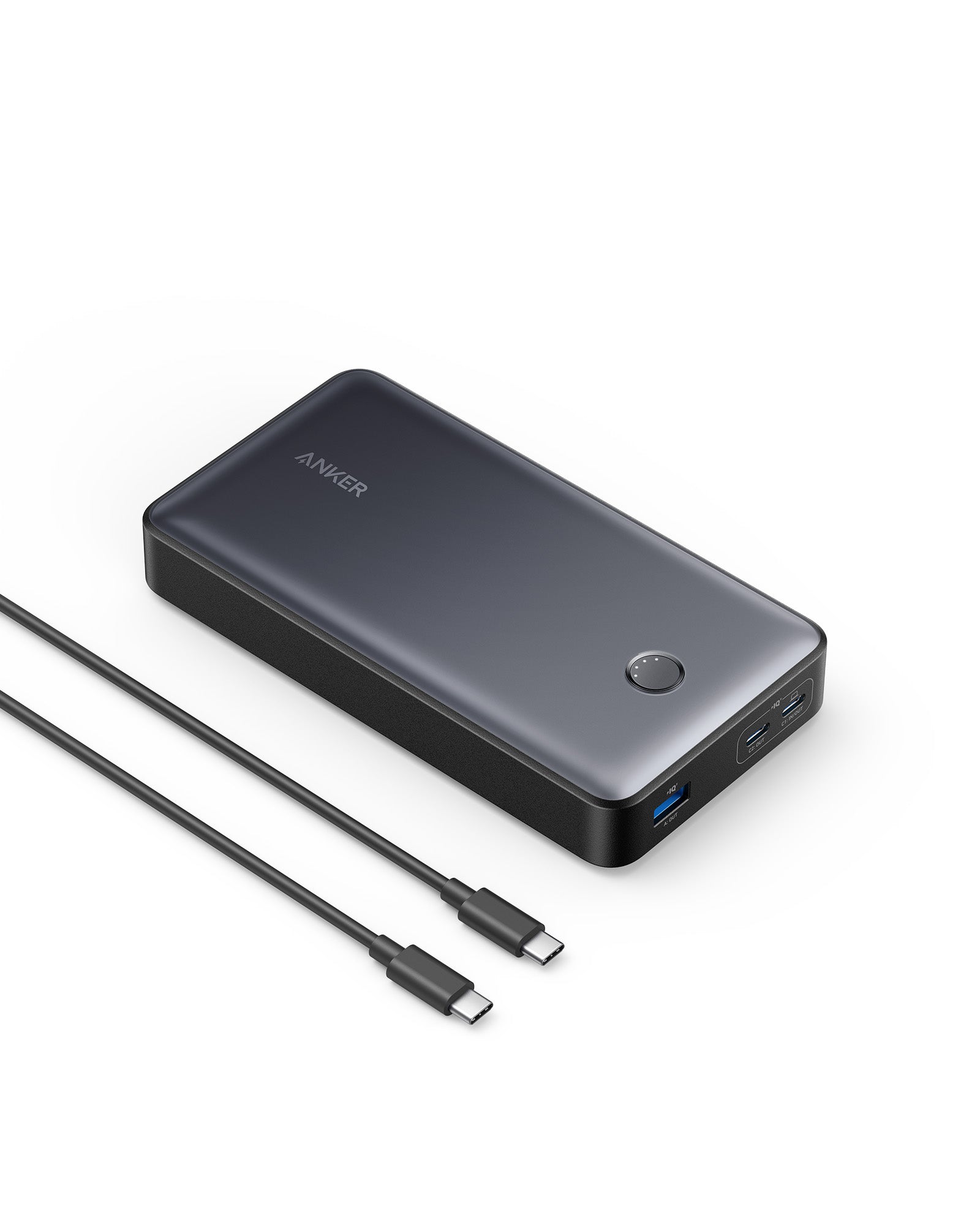 Anker 537 Power Bank (PowerCore 24K for Laptop) Black