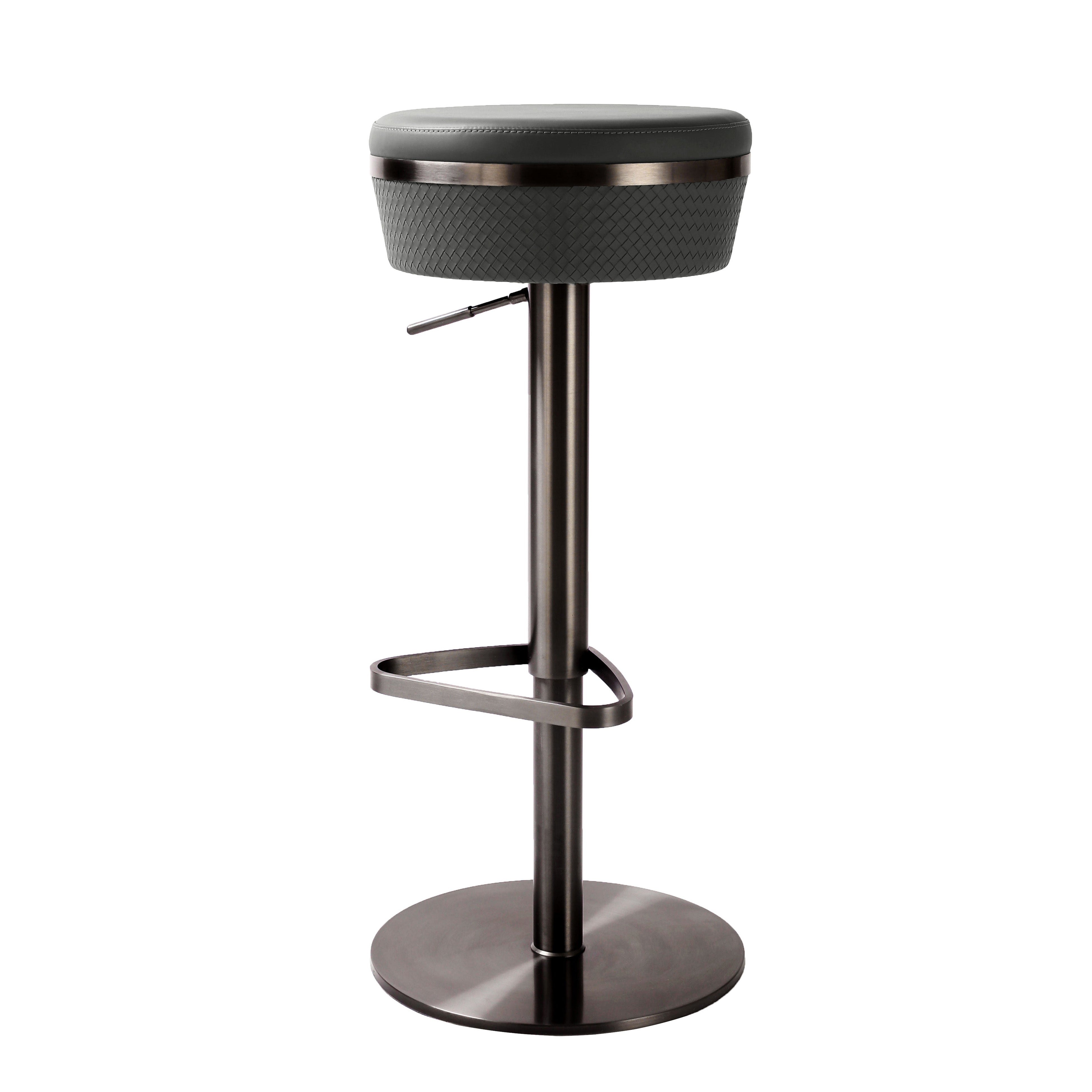 Astro Woven Performance Vegan Leather Adjustable Stool