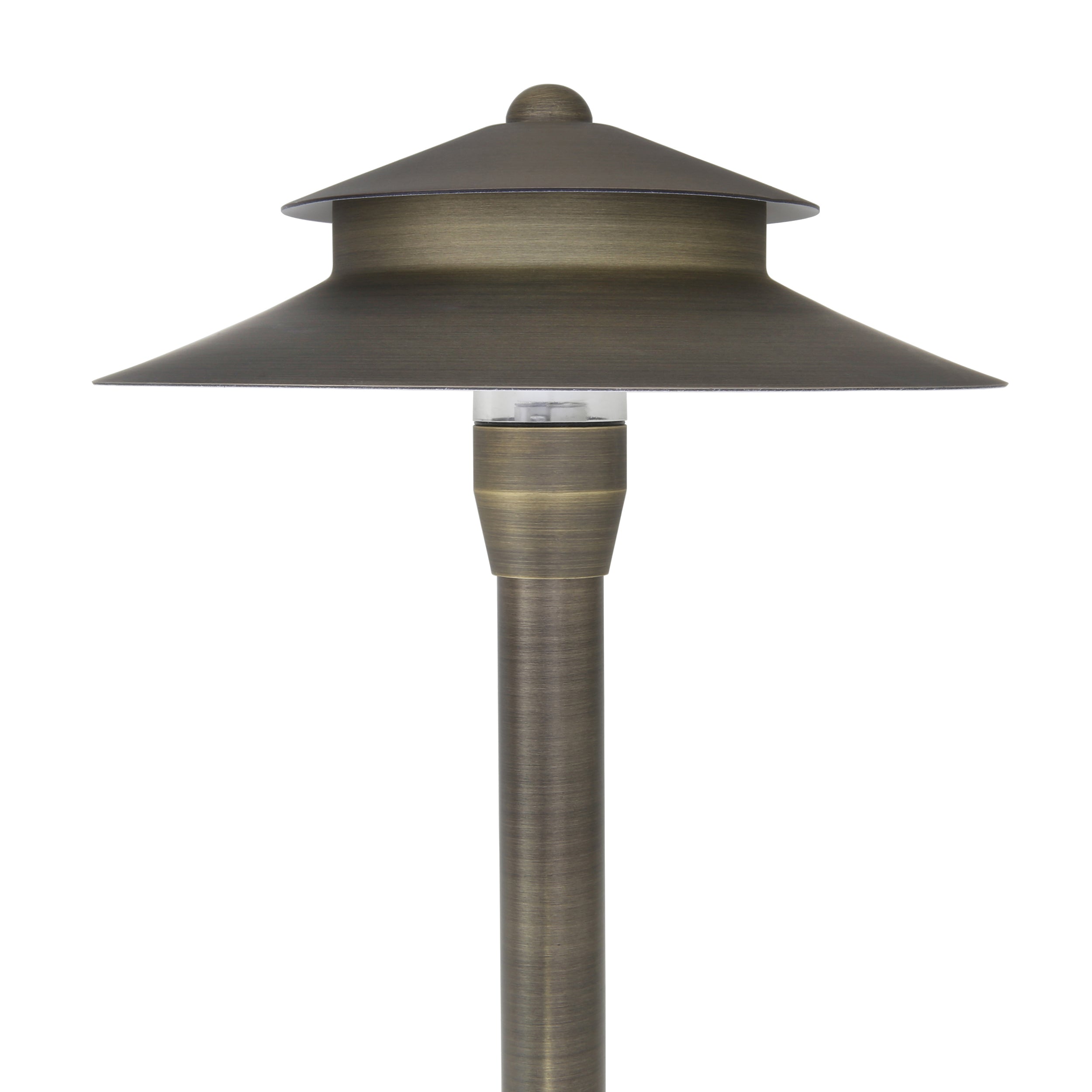 Path & Area Light for Low Voltage Landscape Lighting [Brass]