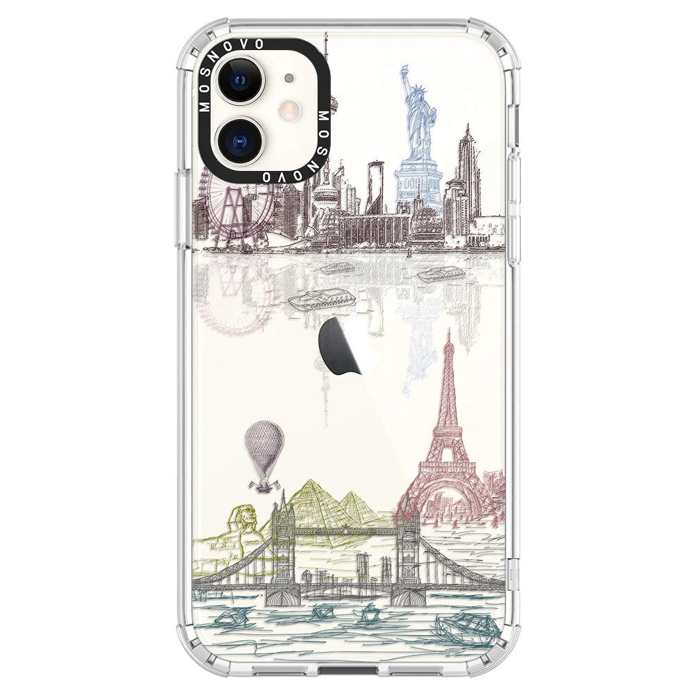 World Landscape Phone Case - iPhone 11 Case