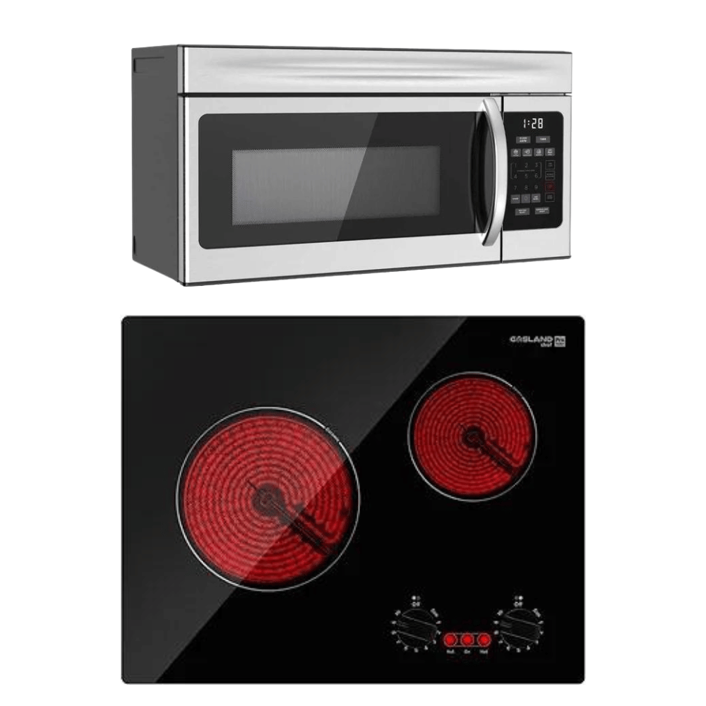 30'' Microwaves & 24'' Electric Cooktop - 2pcs