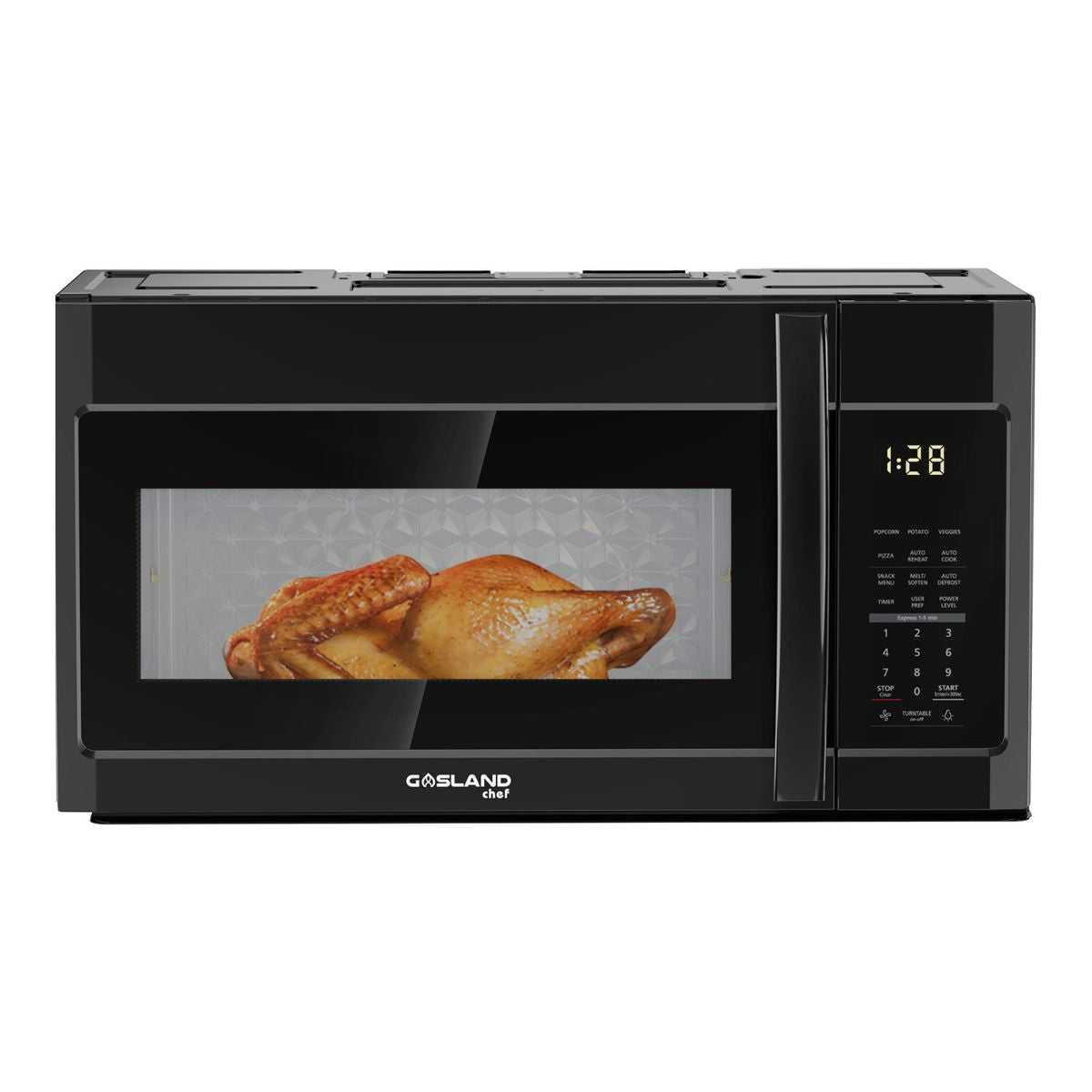 30 In. 1.9 Cu. Ft. Over the Range Microwave Oven with 300 CFM Exhaust Fan